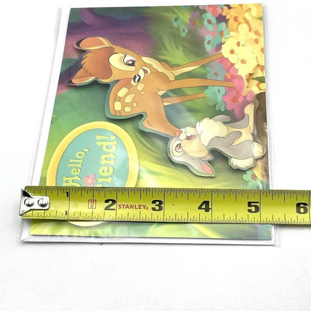 Disney Bambi Thumper Pop-Up Fold Out Story Greeting Card 2007 New Seasons 5‎ X 7